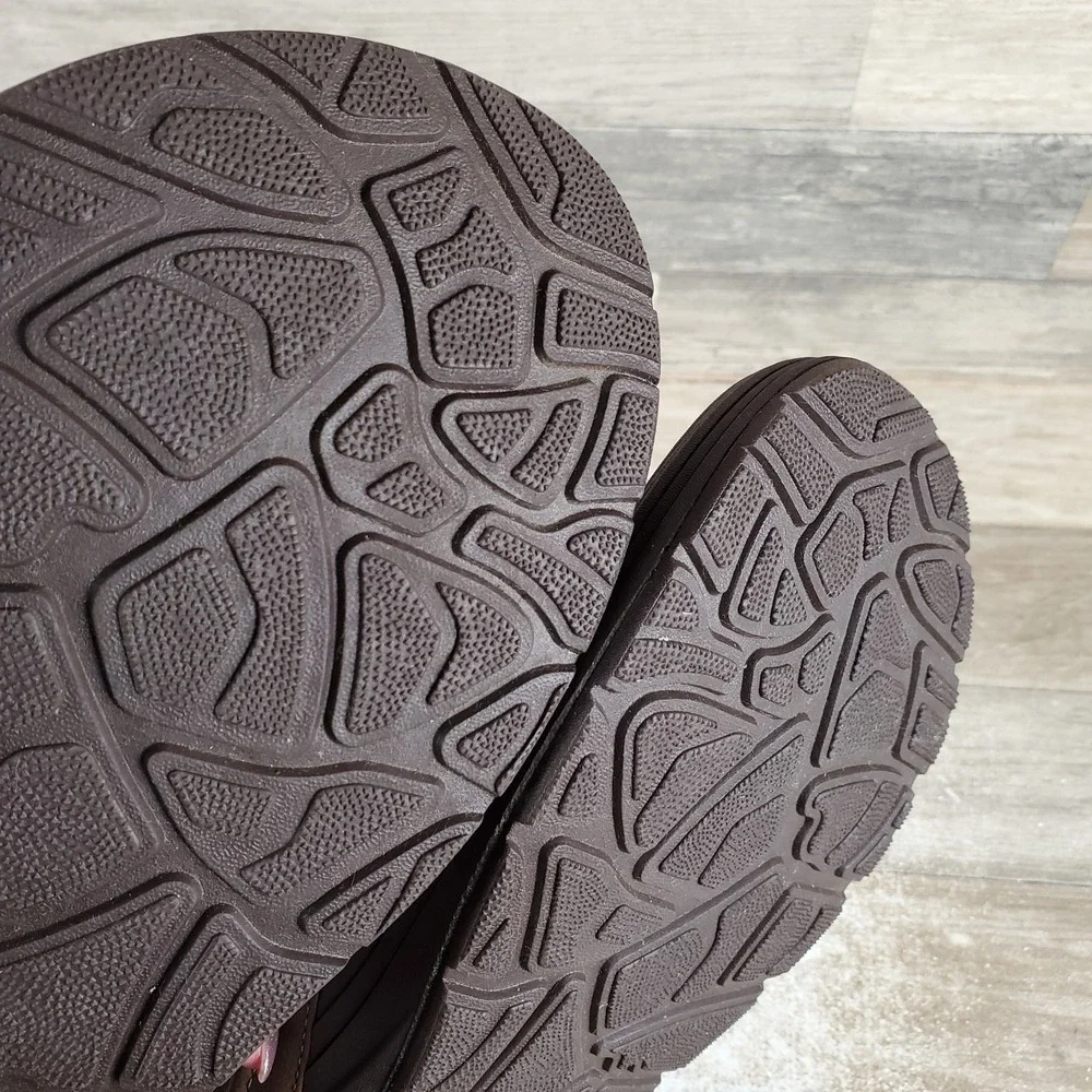 Skechers Patino Marlee Mens Flip Flop Sandals Sz 13 Chocolate Slip On Open Toe